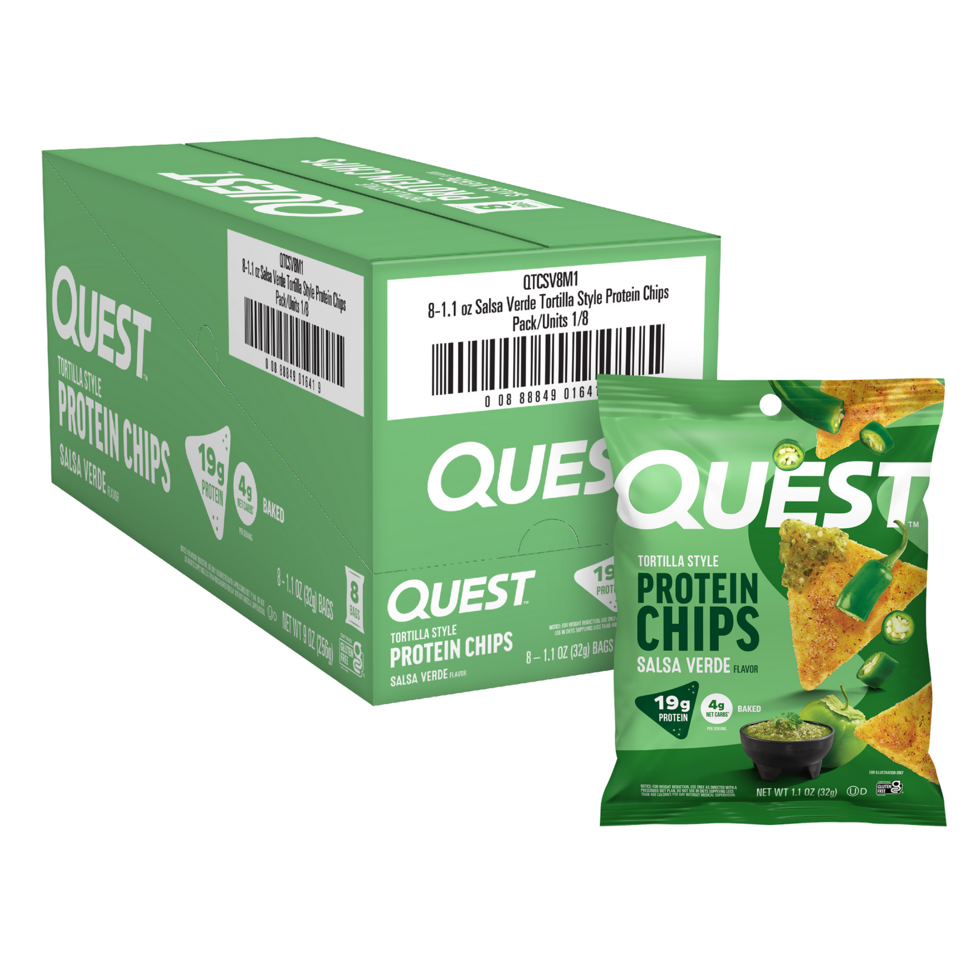 salsa-verde-tortilla-style-protein-chips-g7 110071_QN_USA_Pkg_ProteinChips_Tortilla_SV_8ctCarton_3D_Composite_Force_1.png