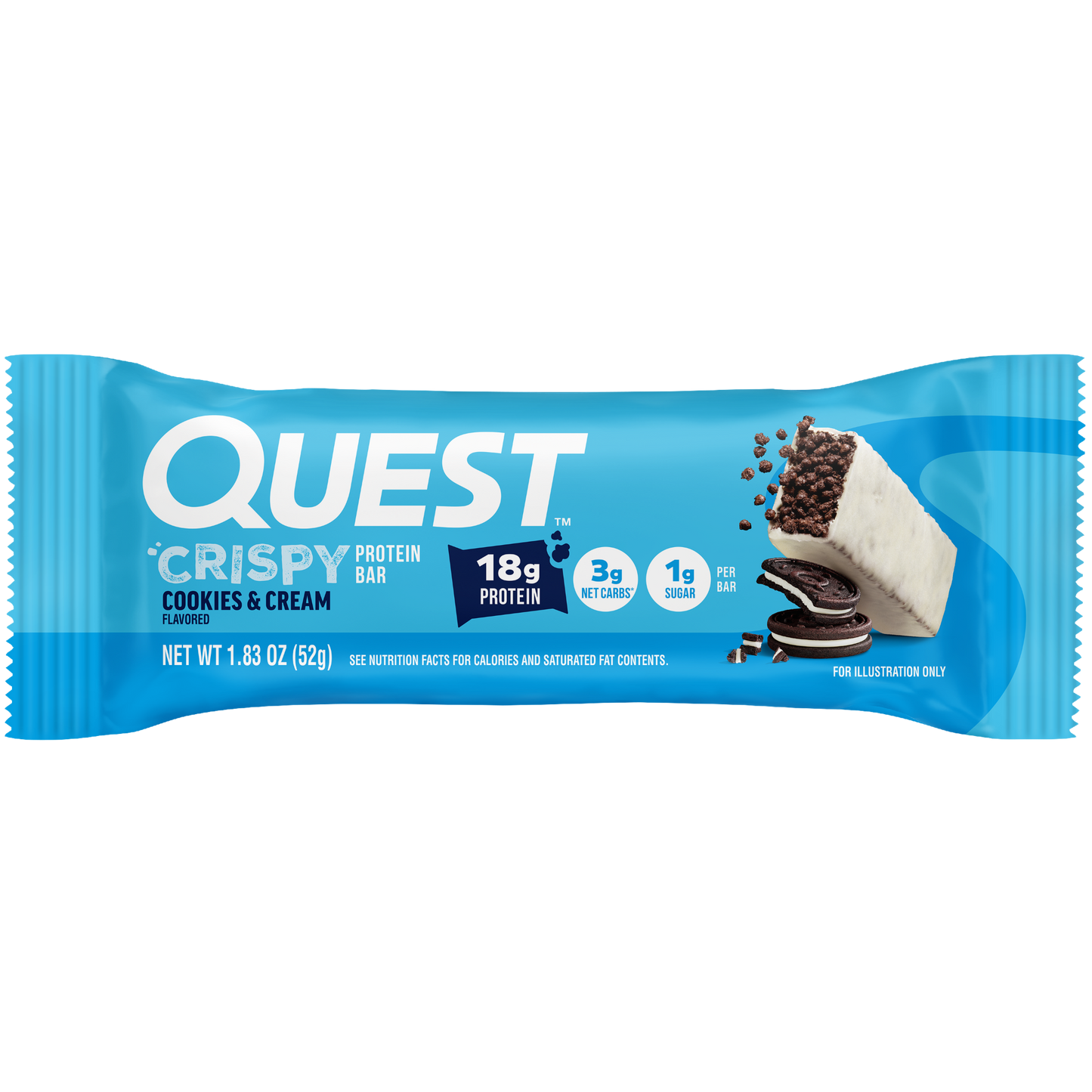 cookies-and-cream-crispy-hero-protein-bars-w2 400110_QN_USA_Pkg_Crispy_ProteinBar_CAC_Wrapper_3D_Front_Force.png