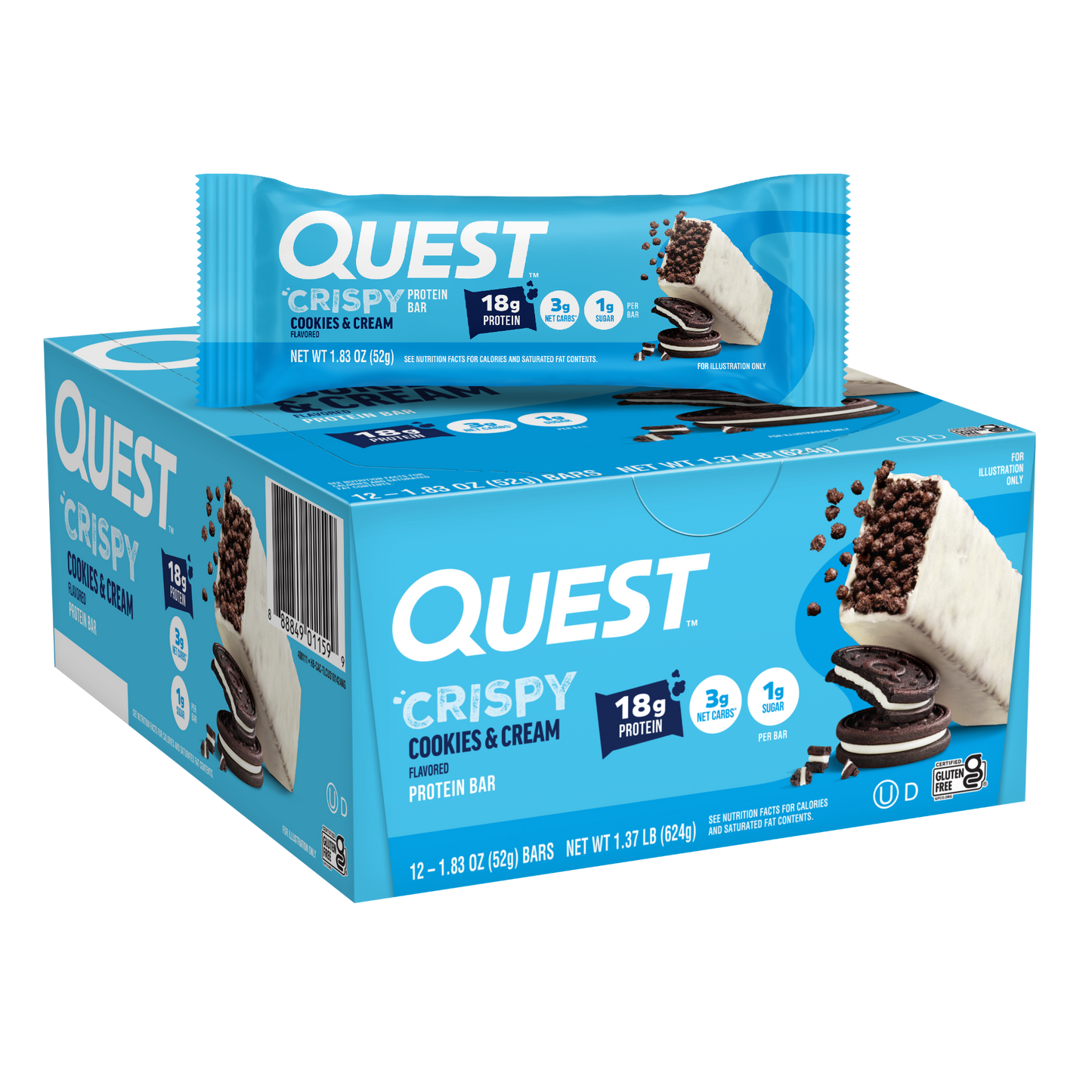 cookies-and-cream-crispy-hero-protein-bars-w2 400111_QN_USA_Pkg_Crispy_ProteinBar_CAC_12ctCarton_3D_Composite_Force.png